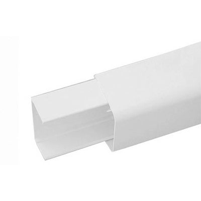 CANALINA PVC CON BASE E COPERCHIO PER IMPIANTI DI CLIMATIZZAZIONE- mm. 110 x 75 L. mt. 2- ARTIP- pezzi 1