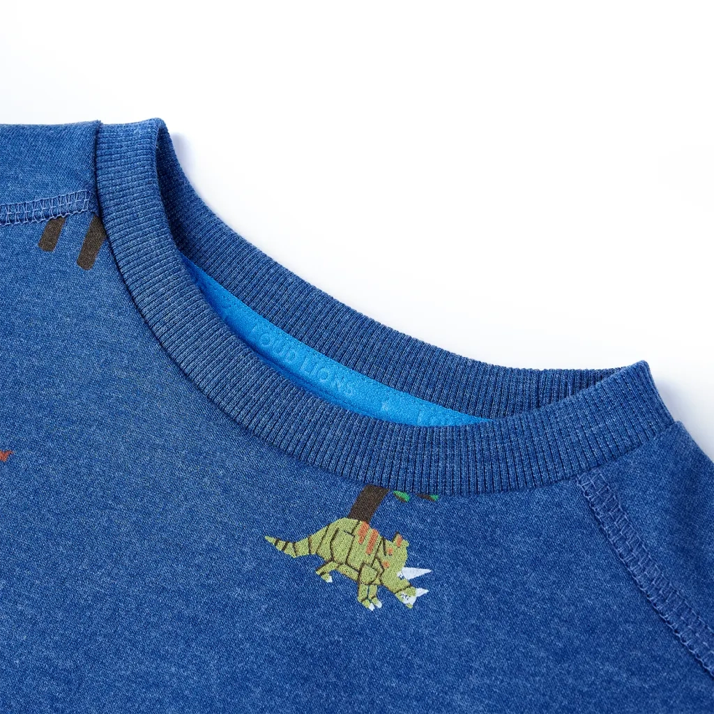 Felpa da Bambino Blu Scuro M¨¦lange 104