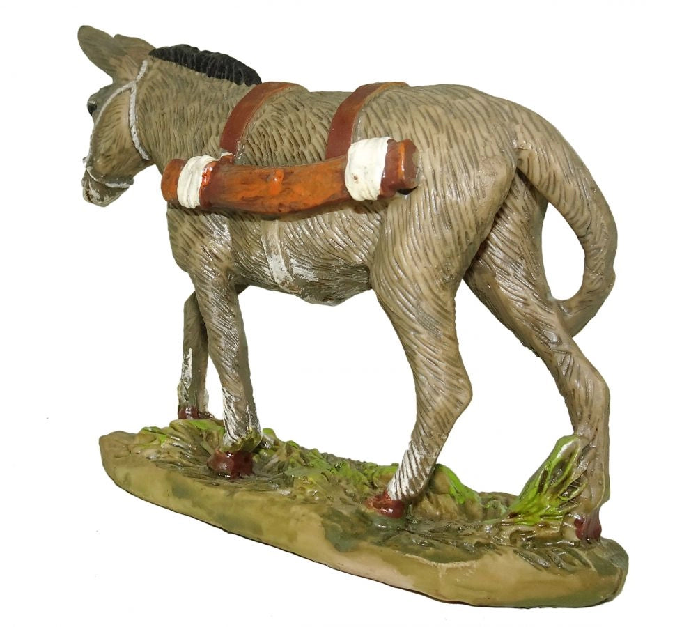 Asino per presepe da 10 cm