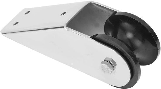 Anello di ancoraggio in acciaio inossidabile - Raggio di guida 32 mm - Raggio di anello 50 mm - Leggero - Compattabile - Adatto per cavi fino a 1 pollice - Anello di ancoraggio