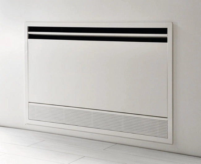 Pannello estetico di copertura per ventilconvettore ad incasso modello airleaf sli e rsi  Mod. sli 800 - dim.(lxhxp)= 1372x754x29 mm  Innova srl