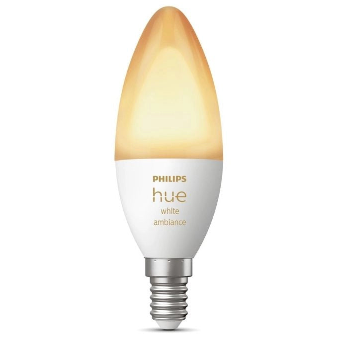 Philips 8719514356658 Hue White ambiance Lampadina connessa E14 LED dimmerabile 5,2 W 470 lm 2200-6500 K colore Bianco