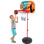 Canestro basket altezza regolabile con tabellone e palla per bambini LARGE 94939