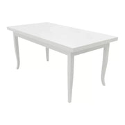 Tavolo rettangolare allungabile legno bianco 120x80 (1004) - Mobili 2G