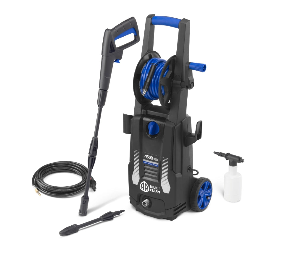AR Blue Clean Idropulitrice e-1600HRD, ad Alta Pressione, ad Acqua Fredda, per Auto ed Esterni Casa, con Sonda Sturatubi, di Annovi Reverberi (1600 W, 125 bar, 420 l/h)