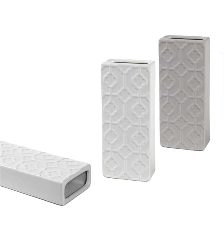 SET 3 EVAPORATORI DA TERMOSIFONE STILE SICILIA IN CERAMICA DA 20 CM IN COLORE ASSORTITO