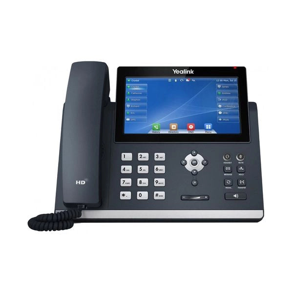 Yealink sip-t48u telefono ip grigio led wi-fi