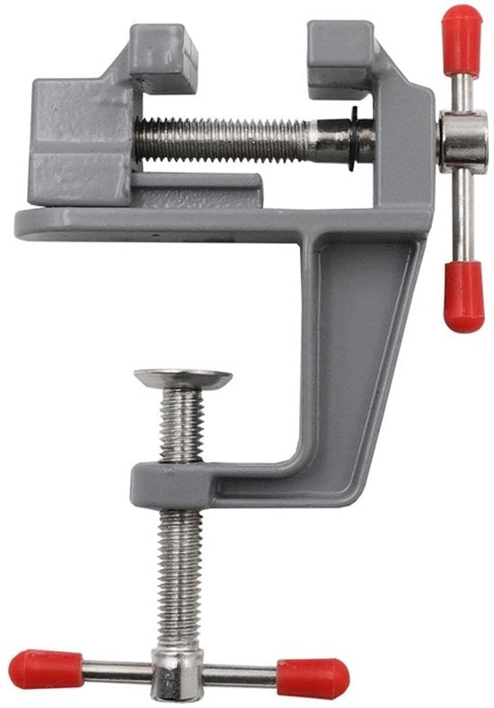 Mini Vise a 360 Gradi Rotante con Precisione - Lavorazione del Legno - Lavorazione del Metallo - Piatto Regolabile con Manopola - Vise Miniaturizzata