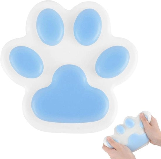 Gatto Blu Squishy Giocattolo - Rilassante e Migliora la Concentrazione - Adatto per Adolescenti e Adulti - Ideale come Regalo