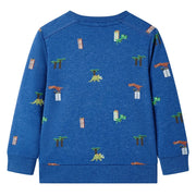 Felpa da Bambino Blu Scuro M¨¦lange 104