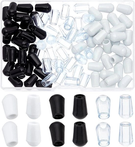 Accessori per cucina - Raccordi per cucina - Protezione per cucina - Accessori - Griglia per gronda - Lavello - Drenaggi - Supporti - Adatto a - Cucina - 90 pezzi - Colore chiaro, Nero e Bianco