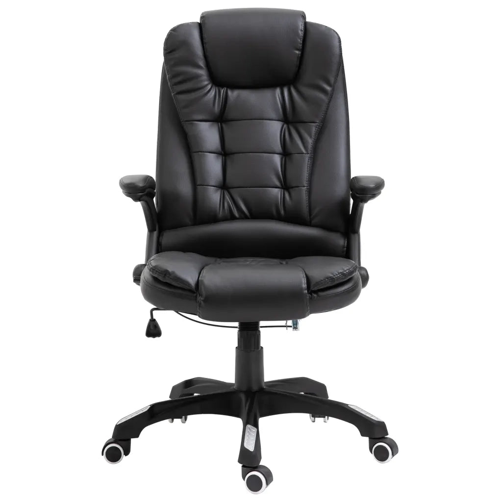 Sedia da Ufficio | Sedia da Gaming Nera in Similpelle