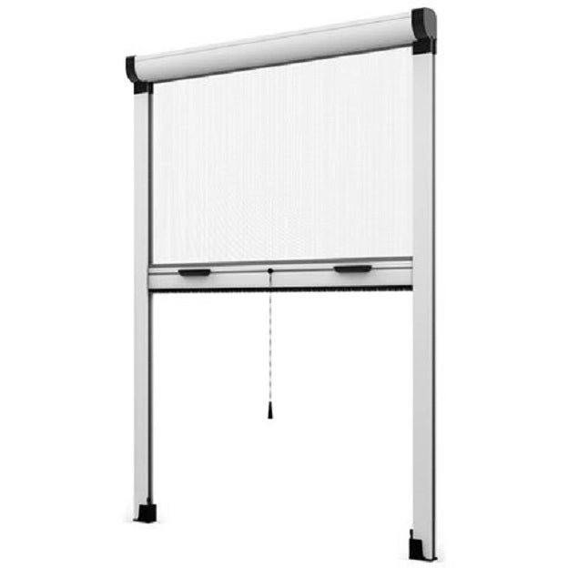 Zanzariera a Rullo Riducibile 160 x 160 Bianco 9010
