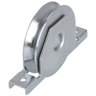 RUOTA CANCELLO A SALDARE GOLA V 427 COMBI  ZINCATA SUPPORTO INTERNO + CUSCINETTO MM  80