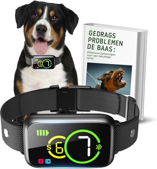 Cintura di Addestramento Anti Blaf per Cani - Cintura di Addestramento Effettiva per la Correzione dei Suoni, Ricaricabile e Impermeabile
