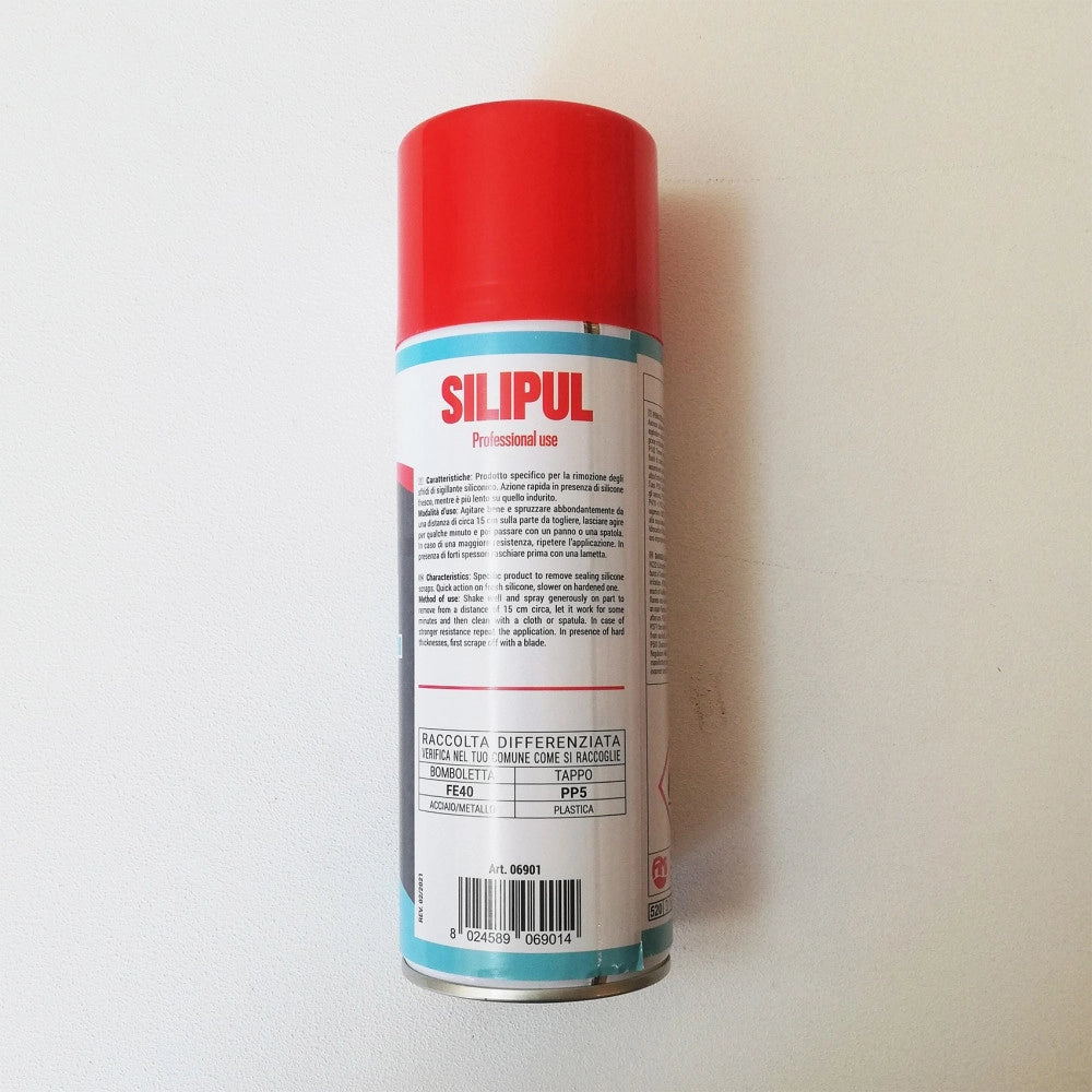 Silipul spray 400ml sciogli togli rimuove silicone fresco e stagionato
