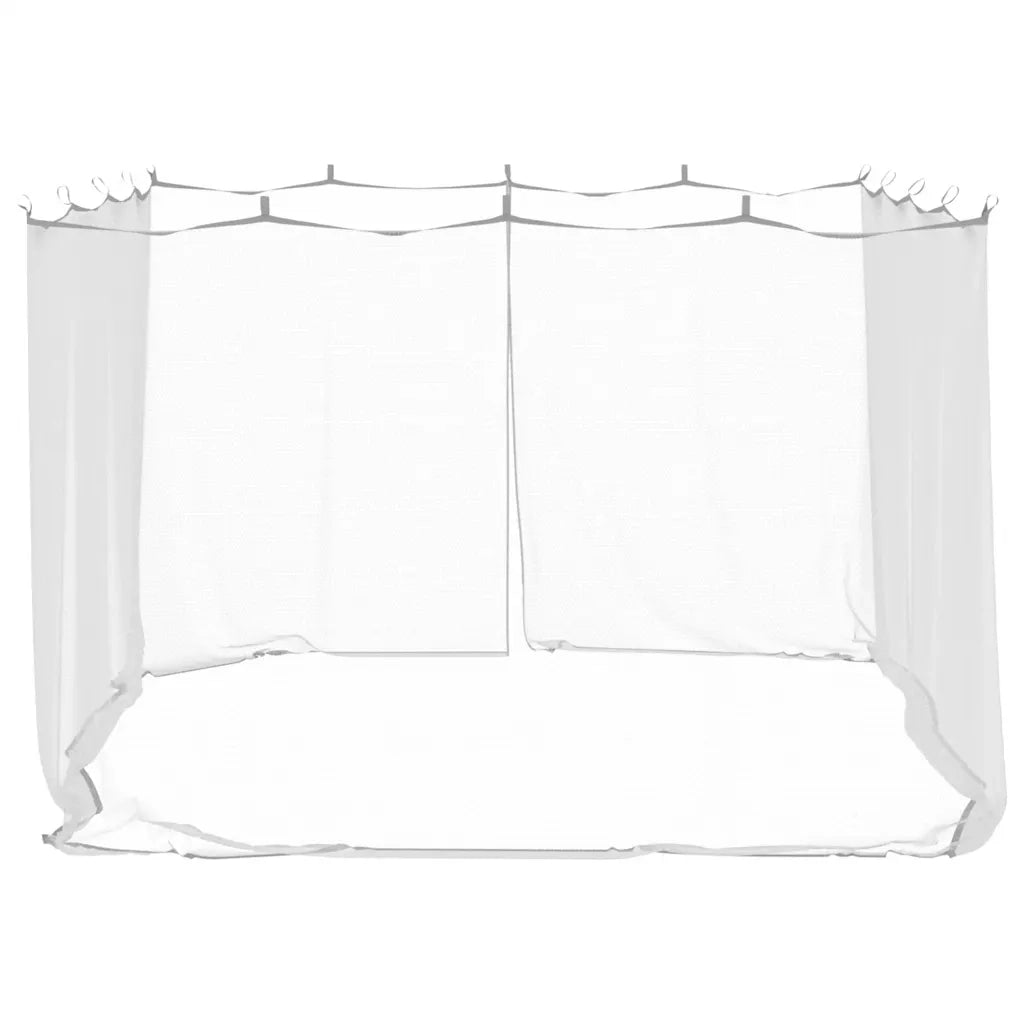 Zanzariera per Esterni 220 Maglie Bianca 300x300x200 cm 4010037