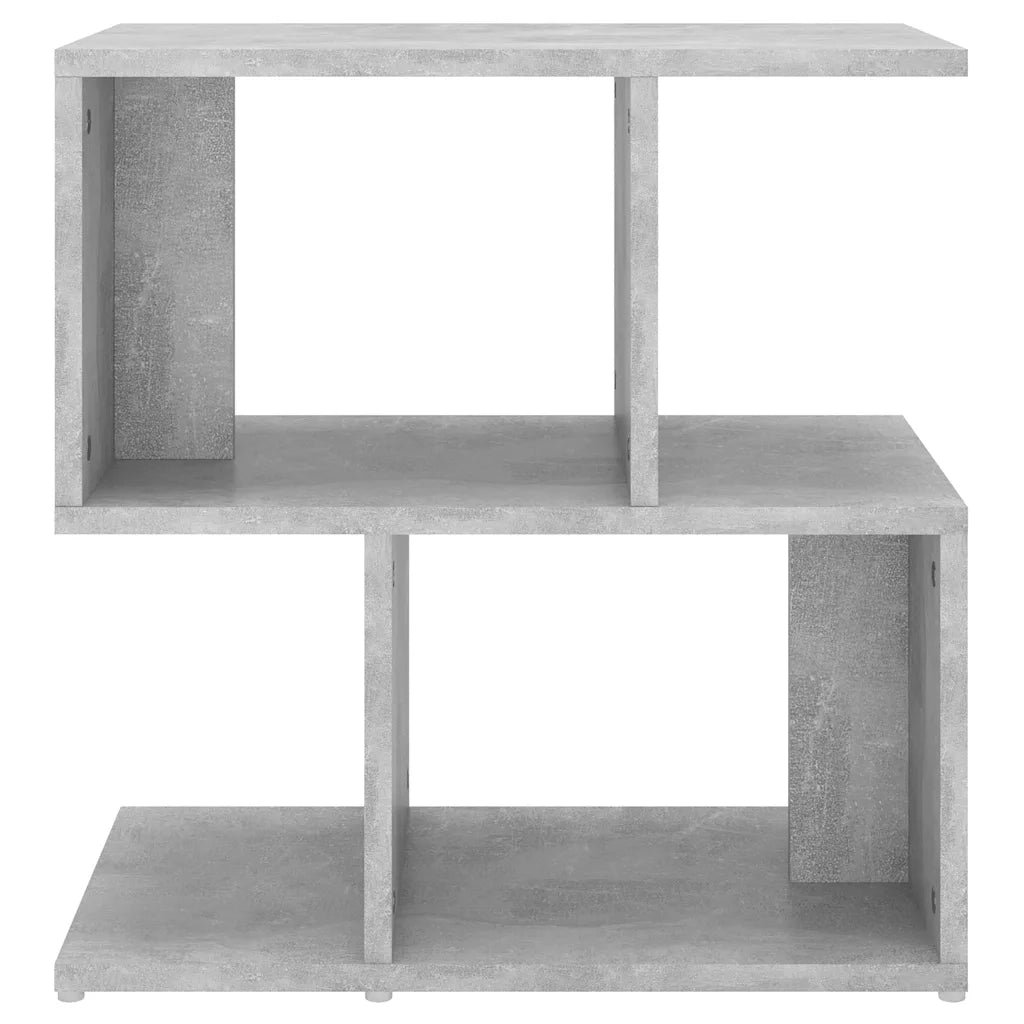 Comodino Grigio Cemento 50x30x51,5 cm in Legno Multistrato 806372