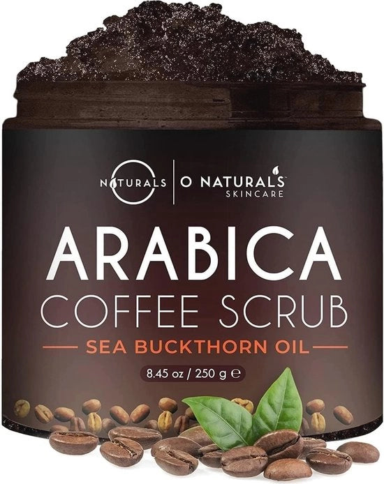 Scrub contro le celluliti con caffè arabica 250ml - per viso, corpo e gambe