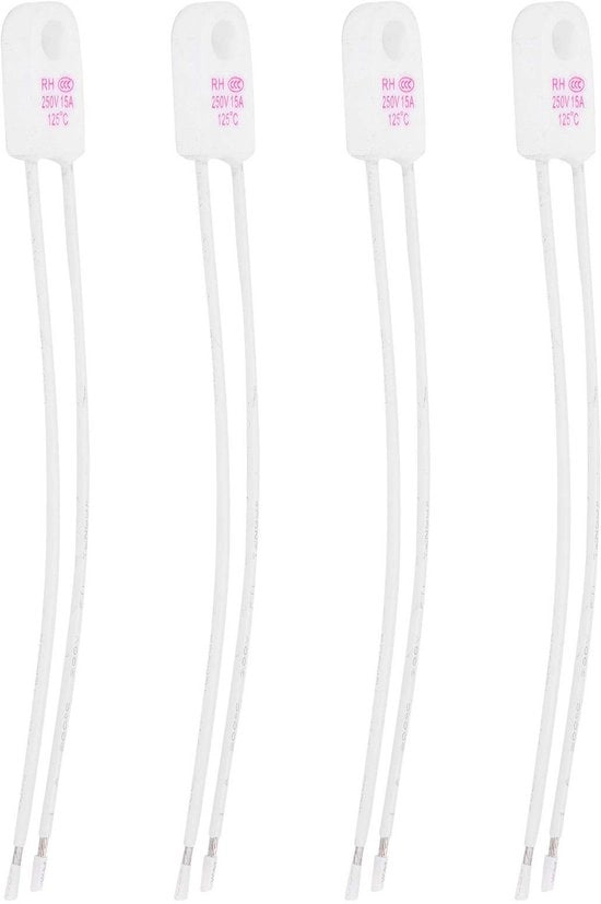 Fusibili termoresistenti ceramici - 4 pezzi - fusibili quadrati per trasformatori motori - 250 V - 15 A - protezione contro alte temperature