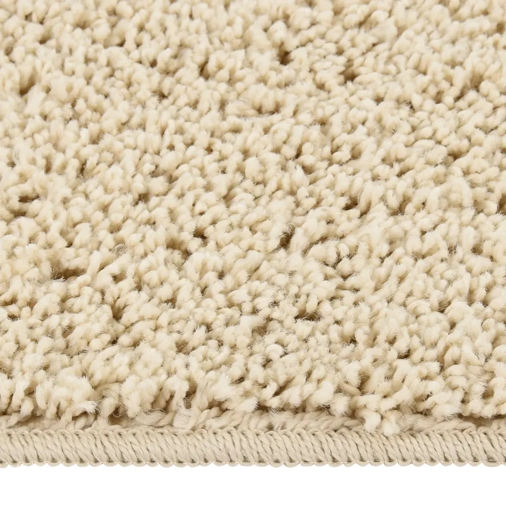 Tappeto Shaggy Crema 80x150 cm Antiscivolo 340387
