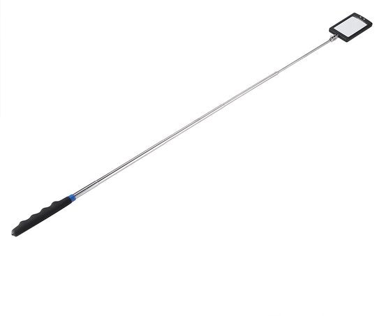 Specchio di lavoro portatile - Raffreddamento estensibile - Flessibile e regolabile - Telescopico - Illuminazione LED - Adatto per veicoli con ruote di grandi dimensioni