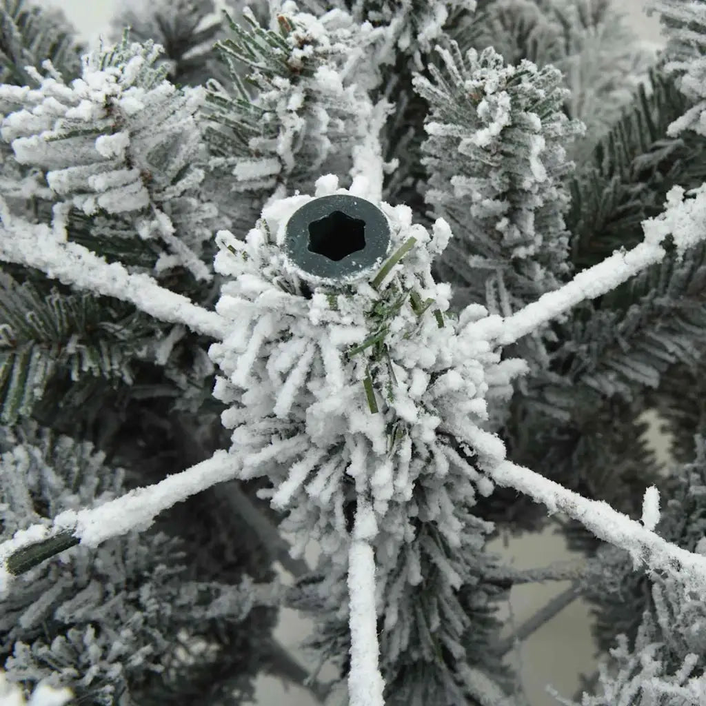 Albero di Natale | Decorazioni natalizie artificiale con 150 LED Bianco 150 cm PE e PVC