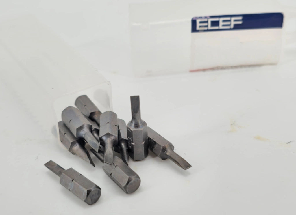 INSERTO PER VITI A TESTA CON INTAGLIO 0,8x5,5 mm - 10 pezzi- ECEF
