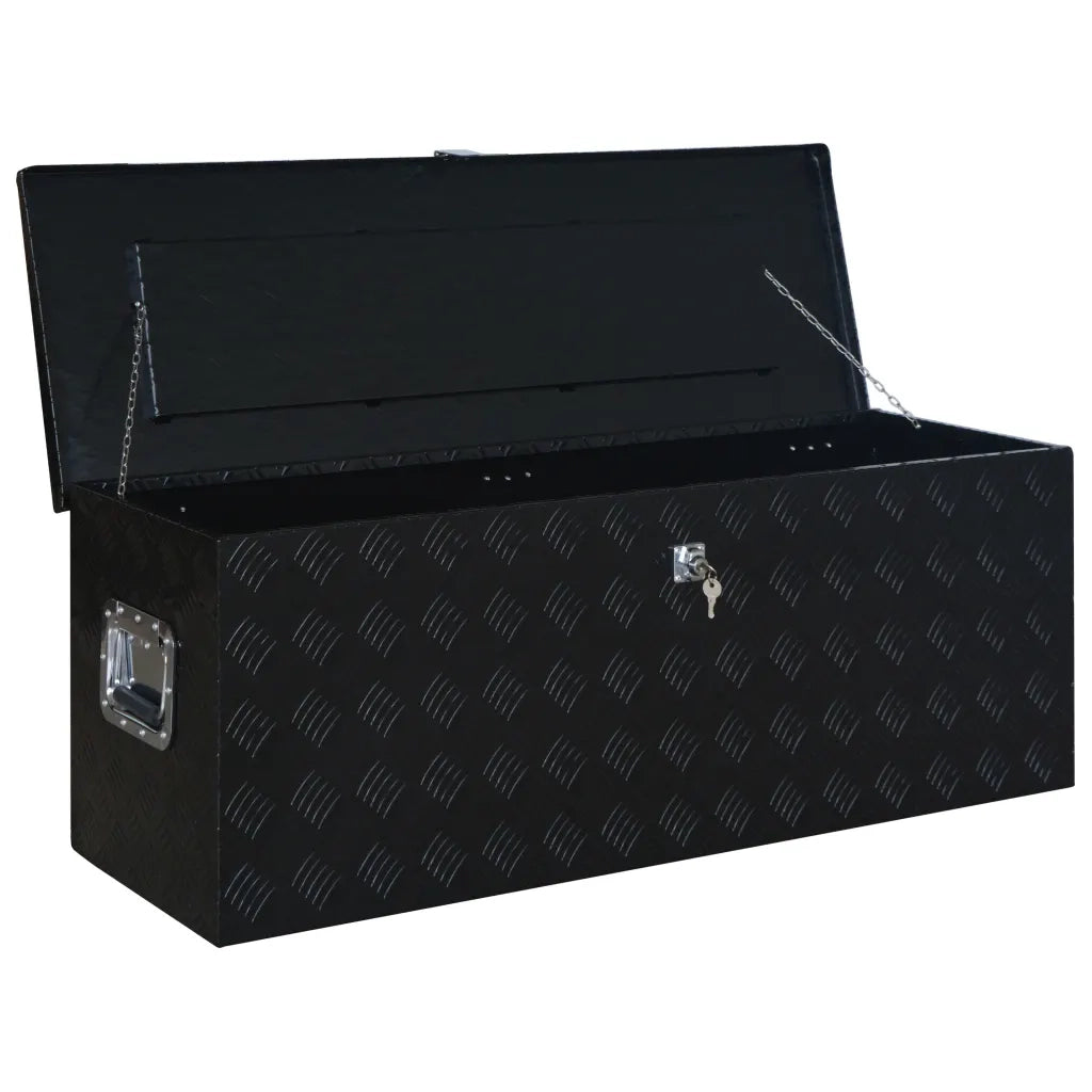 Scatola in Alluminio 1085x370x400 mm Nera 144846