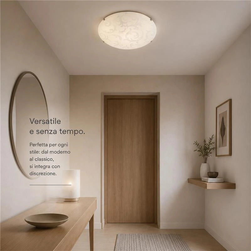 MELISSA LAMPADA PLAFONIERA DA SOFFITTO E27 2 LUCI 40CM