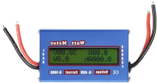 Wattmetro Digitale 60 V 100 A con Alta Precisione Metro Stato di Corrente Voltmetro Ampmetro.