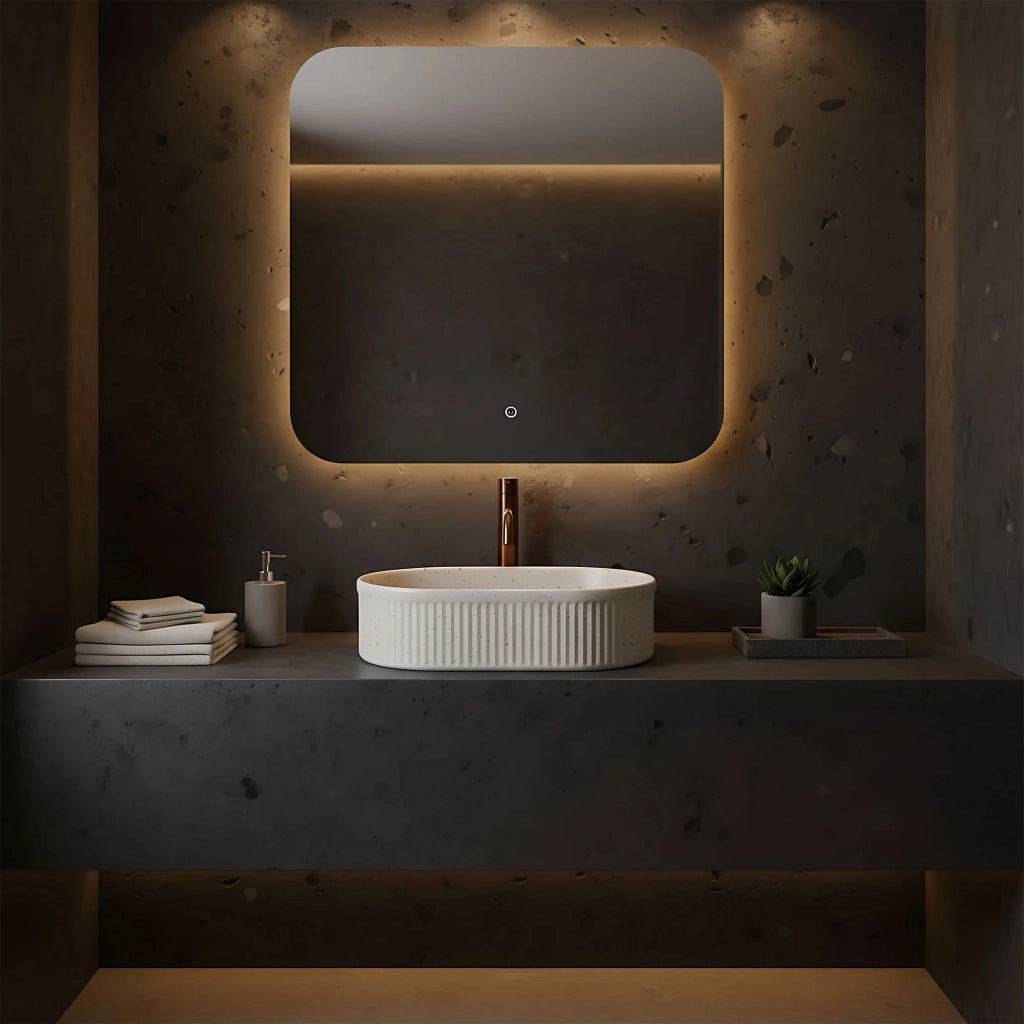 Lavabo Da Appoggio Rea Vanda Sandy