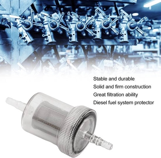 Filtro a combustibile diesel 8 pezzi - Filtro sostitutivo per Webasto/Eberspacher - Protezione del sistema di combustibile - Materiale robusto - Lunga durata - Filtro diesel