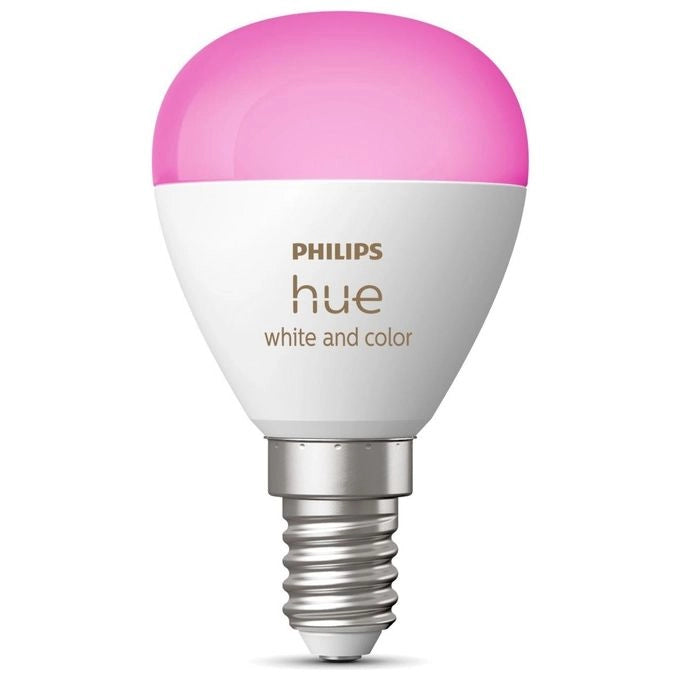 Philips 8719514491229 Hue White and Color Ambiance Lampadina Intelligente LED E14 5,1 W 470 lm 16 milioni colori Bluetooth Zigbee colore Bianco