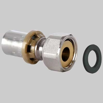 RACCORDO DIRITTO CON DADO GIREVOLE  20 x 1/2     ICMA
