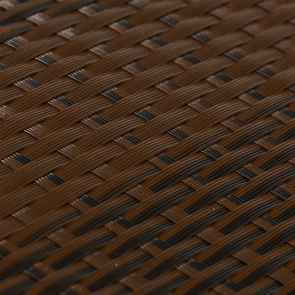 Schermo da balcone | Paravento da Balcone Marrone e Nero 400x90 cm in Polyrattan