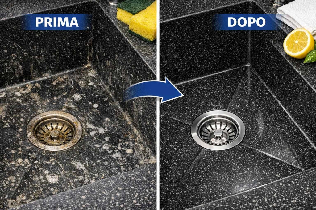 Detergente per lavelli e superfici in granito – Pulizia profonda e protezione