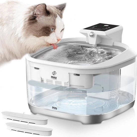 Fontana per Animali da Compagnia - Fonte d'Acqua per Gatti - Fonte per Animali da Compagnia - Fonte per Bevande per Gatti - Fonte per Bevande per Animali da Compagnia