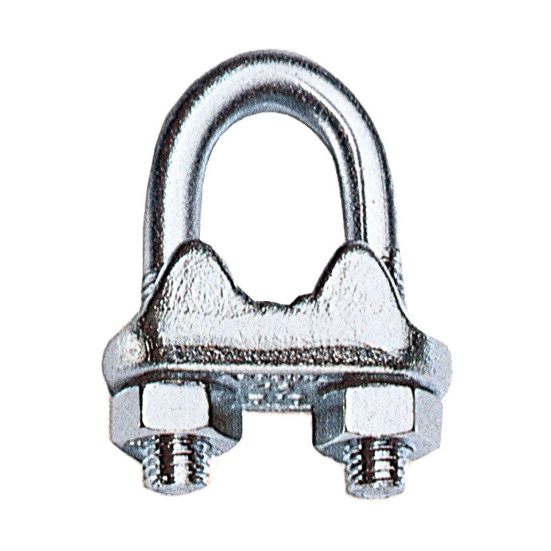 BL MORSETTO P/FUNE ACCIAIO D  6 MM  5 PZ*- 5,0 blister