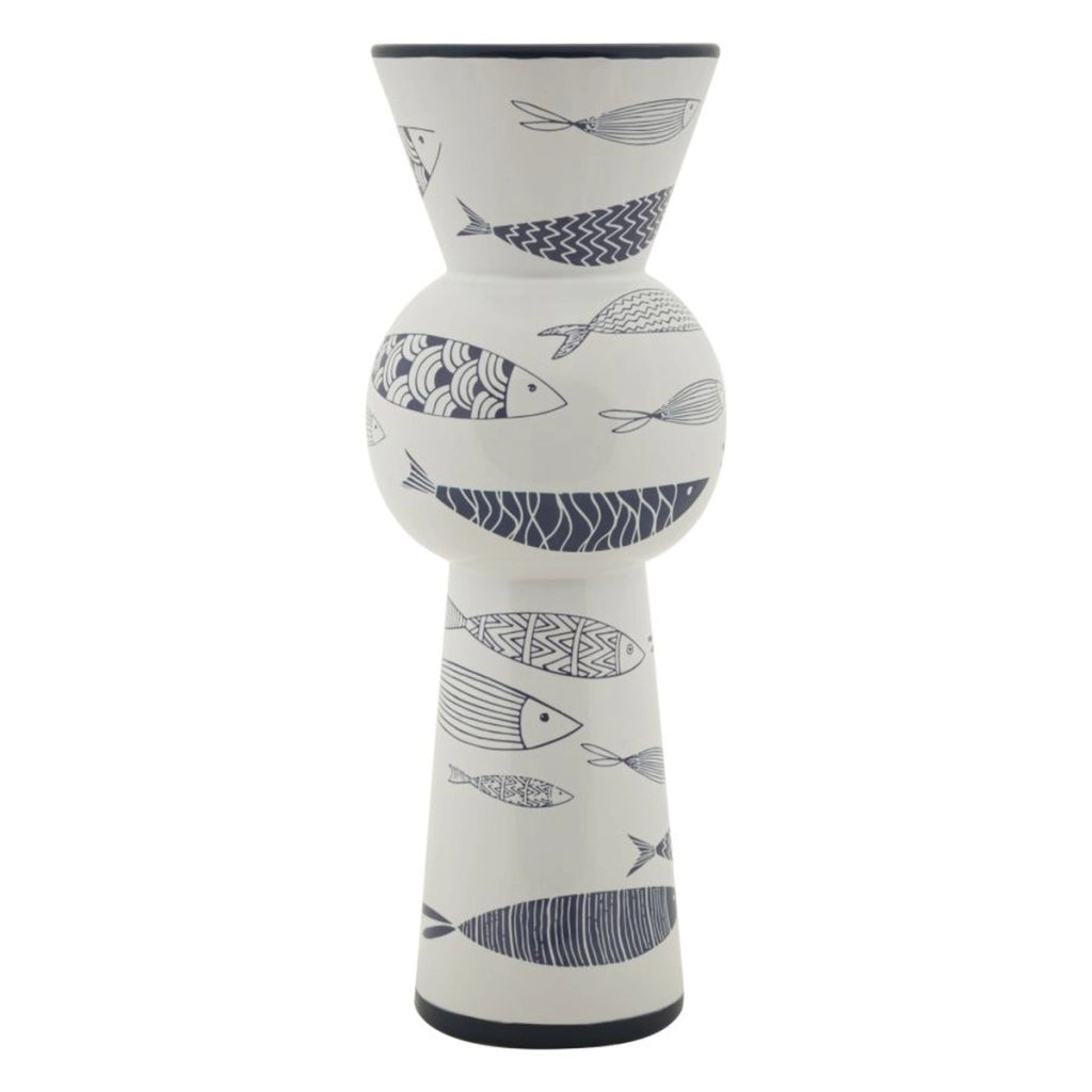 Vaso Decorativo VKH637, Multicolore, Ceramica, 14x14x38,5 cm