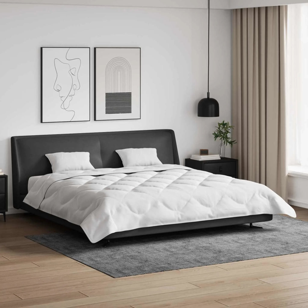 Duvet Estivo con cuscino 3 pcs Bianco Microfibra 3377304