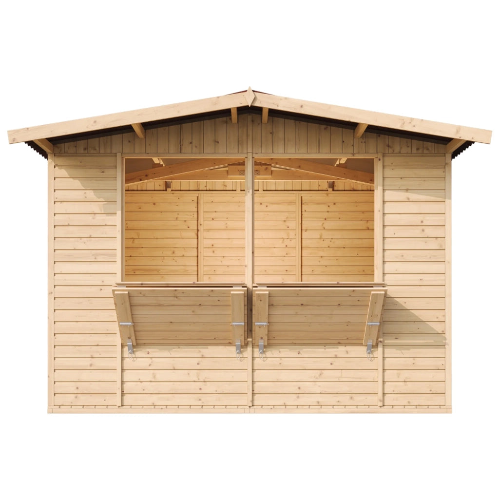 Chiosco in legno da giardino - 336x263 cm/6 m2 - TIMBELA M150