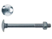 BULLONE ACCIAIO TESTA TONDA CON DADO- - ø mm.6x50 - 200 pezzi AMBROVIT
