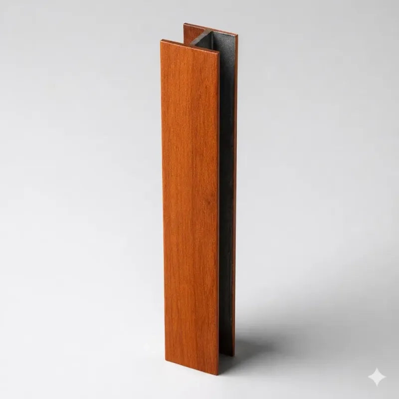 GIUNZIONI PER ZOCCOLO CUCINA CONFEZIONE DA 4 PEZZI H 12 CM CILIEGIO