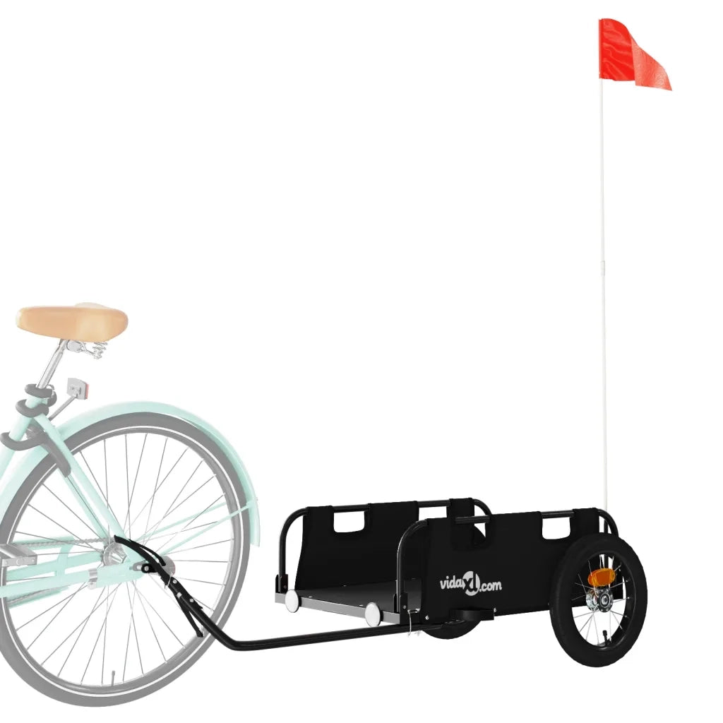 Rimorchio da Bici Nero Oxford e Ferro 94164