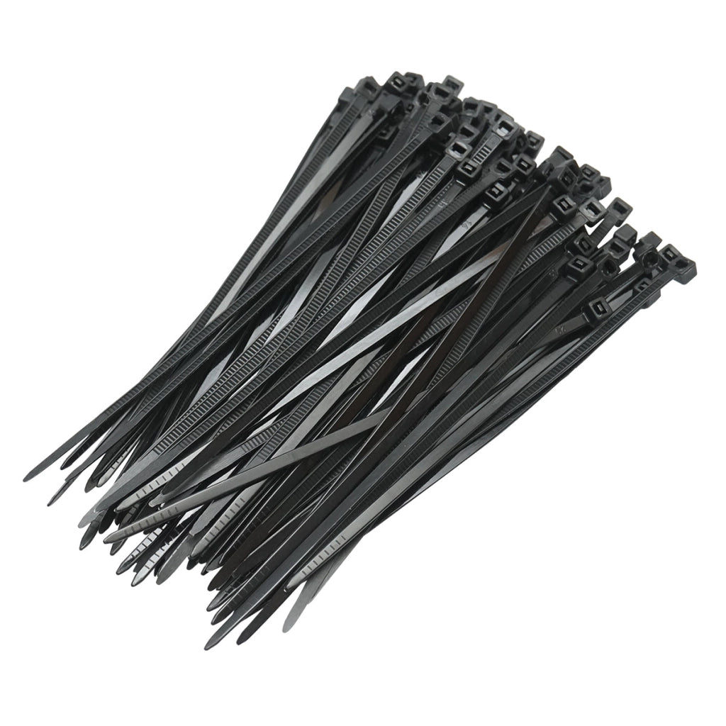 Fascette in plastica nere 3.6×140 mm – set da 100 pezzi Breckner Germany