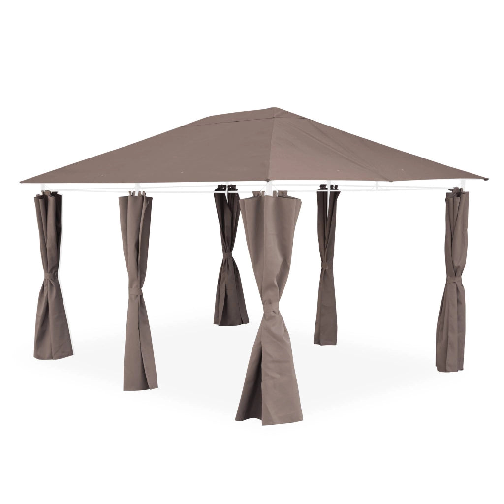 Telo di tetto + tende per pergola 3x4m divio, talpa