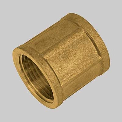 MANICOTTO FEMMINA/FEMMINA OTTONE GIALLO  3/4     MADE IN ITALY