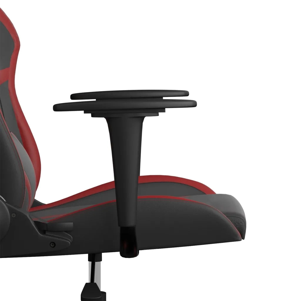 Sedia Gaming | Sedia da e-sports Nero e Rosso Vino in Similpelle