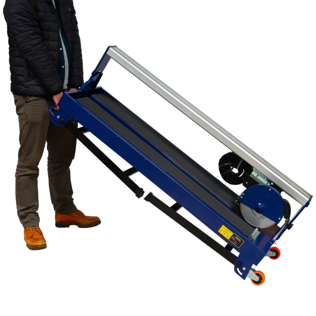 Tagliapiastrelle Profesionale ad Acqua Guida Laser Taglio Angolo 45° 1200W 92 cm